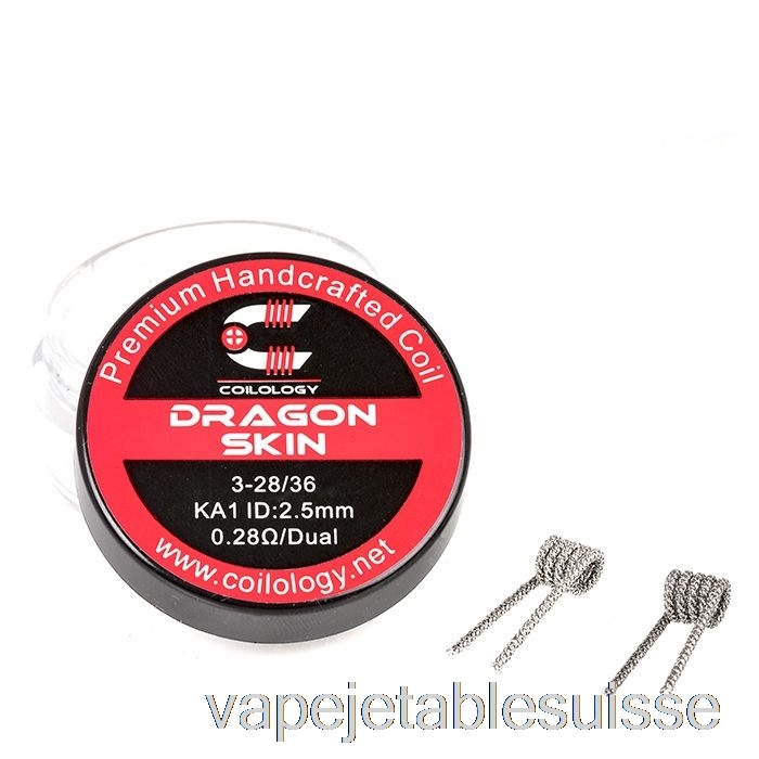 Vape Suisse Coilology Performance Bobines Pré-construites Peau De Dragon - 0.28ohm Ka1